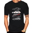 thumbnail image 1 of [Opción popular] Camiseta gráfica casual premium para hombre: elegante camiseta negra de manga corta con estampado de coche único, cómoda mezcla de poliéster, lavable a máquina, perfecta para el veran, 1 of 7