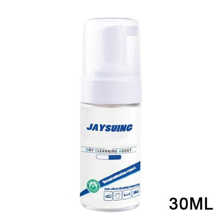 

30ML Waterless Oil Stain Foam Cleansing Dirty Cloth Shoes Bag Hat Sofa Cleaner New
