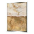thumbnail image 1 of Horizon Moderne Ambre - Toile Encadrée Abstraite, 1 of 3