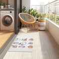 thumbnail image 4 of Yayeee Doormat for Indoor Entrance 32" x 20" Non Slippery Floor Rug, White Halloween Ghost, 4 of 8