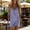 Purple, variant on Qulqfy Cotton Linen Summer Dresses for Women 2026 Casual Midi Flowy Sleeveless Beach Beige Ruched Backless Strapped Swing A-Line Sundress L