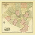 thumbnail image 2 of McRea 12x12 Gold Ornate Wood Framed with Double Matting Museum Art Print Titled - Alleghany County Pennsylvania - McRea 1851, 2 of 4