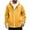 Yellow, variant on Men's Sherpa Hoodie Jacket Fleece Lined Zip Up Warm Hoodies Sweatshirt Winter Zipper Sweater Hooded Coat