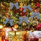 thumbnail image 4 of Lazos de Lujo para Árbol de Navidad - Lazos Grandes de Terciopelo de 20 Cm para Colgar En Árboles de Navidad, Arcos de Boda y Envoltorios de Regalo - Rosa, Azul, Dorado, Rojo, 4 of 6
