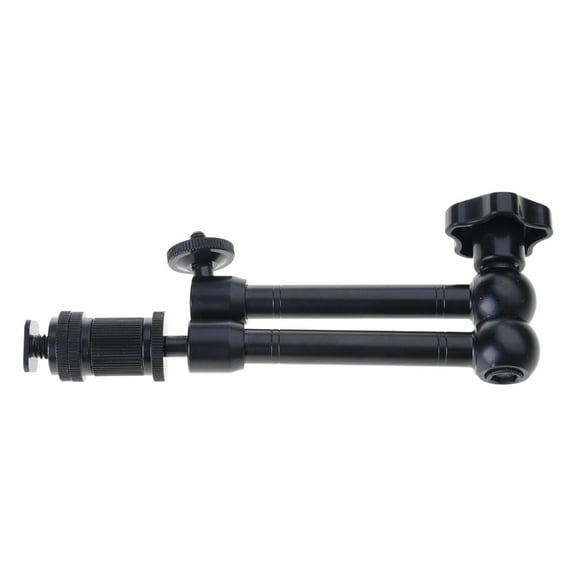 Yammee Camera Monitor Clamp Metal Mount 11 Inch Large Super Articulating Friction Arm