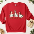 thumbnail image 5 of Christmas Duck Lights Sweatshirt: Funny Holiday Sweater, 5 of 5