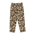 thumbnail image 4 of Xecao Skulls1 Women's Straight Lounge Pajama Pants: The Epitome of Relaxed Sleepwear, 4 of 9