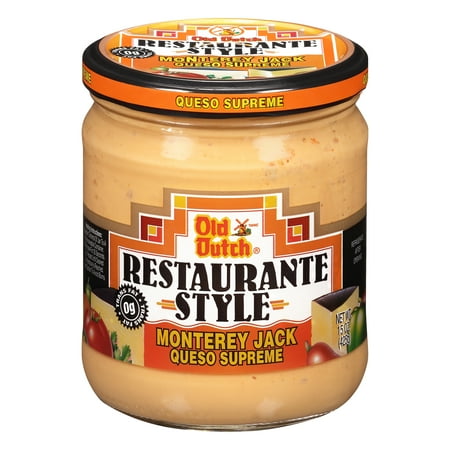 Old Dutch Restaurante Style Monterey Jack Queso Supreme Cheese Dip, 15.5 oz