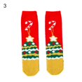 thumbnail image 1 of par de calcetines para niños engrosamiento mantener el calor antideslizante unisex estilo navideño calcetines para dormir para interiores - 3-Dontodent Kuyhfg Sin marca, 1 of 1