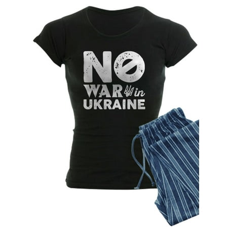 

CafePress - No War In Ukraine - Women s Dark Pajamas