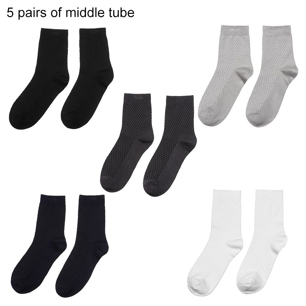 Winter Soft Breathable New Style Cotton Socks High Long Sock Black Men ...