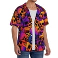 thumbnail image 2 of Kdxio Men'S Hawaiian Shirt For Men Short Sleeve Shirt Skull Summer Casual Holiday Beach Button Down T-Shirts, 2 of 5