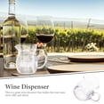 thumbnail image 3 of SHISUYAN Carafe à Vin en Acrylique pour Rangement de Bar avec Design Élégant et Poignée Pratique Transparente, 3 of 9
