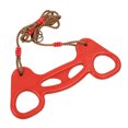 thumbnail image 3 of Anillo de dominadas multifuncional con cuerda, juguete de columpio para niños, juguetes para niños para uso en interiores y exteriores, rojo, 3 of 12