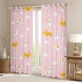 thumbnail image 2 of Manfei Kids Children Kawaii Cats Blackout Curtains Set of 2 (52x84 Each),Dreamy Princess Window Curtains,Floral Flowers Animal Curtains and Drapes,Luxury Bedroom Decor, 2 of 6