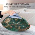 thumbnail image 4 of Yayeee Pillowcase Standard Size Set of 2 Satin Wrinkle Resistant Envelope Pillow Case, Tiger and Peacock Pattern, 4 of 8