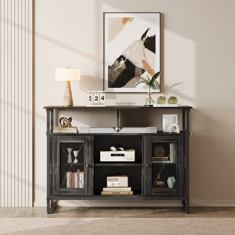 GALAXHERO Farmhouse TV Stand with Storage, 43 Inch photo 4