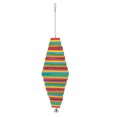 thumbnail image 1 of Toy Parrot Bell Colgante Puente De Campana Columpio 15,5x3x62cm Salvador Juguetes de bloques de madera de pájaros, 1 of 9