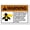 Warning Sign 4, variant on Warning Sign - Caution Do Not Play On Or Around Rocks, 8"x12" Aluminum Metal Tin Sign, Construction Safety Sign, Business Alert Sign, Outdoor Warning