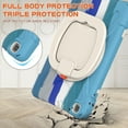 thumbnail image 2 of Galaxy Tab A 8.0 Case for Kids, Heavy Duty Hybrid Shockproof Stand Anti Scratch Rotating Kickstand Protection Case with Hand Shoulder Strap Case for Galaxy Tab A 8.0 inch 2019 SM-T290/T295/T297, 2 of 7