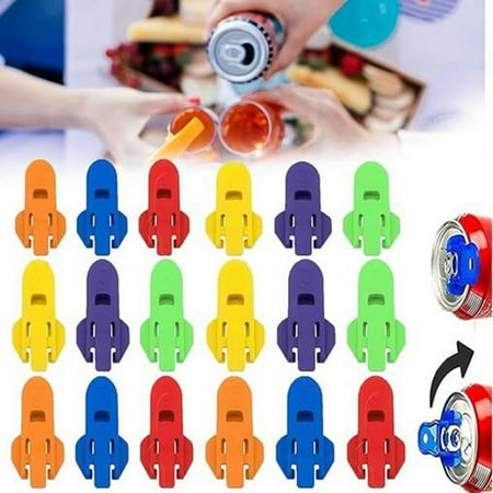 

YuXinYang Kitchen Tools Easy Can Opener Easy Can Opener Beer Can Opener Beverage Can Cover Protector Beverage Can Cover Can Opener 18pcs Cooking