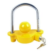 Caravan Safety Tow Hitch Universal Trailer High Quality Yellow Coupling Lock