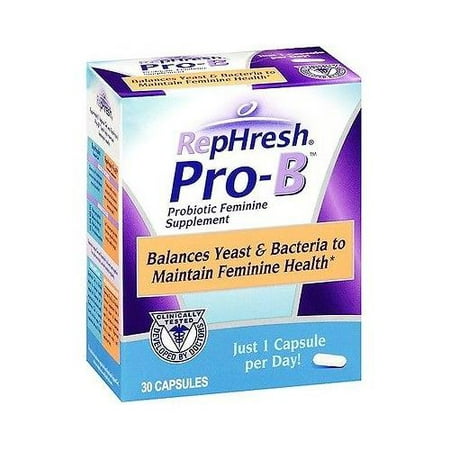 RepHresh Pro B probiotique Supplément féminin 30 Capsules - 1 par jour