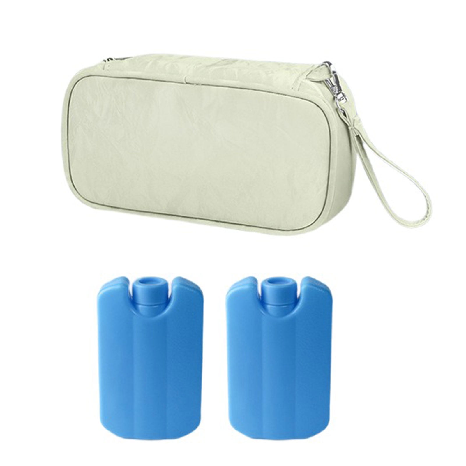 Insulated Bag for Breast Milk Lightweight Easy Clean Handle Included Storage Bag with Empty Ice Pack Spacious Interior
