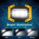 thumbnail image 3 of Luces de trabajo de inundación LED recargables con soporte de mano ajustable 180 3 opciones de iluminación Luz de seguridad para acampar impermeable Ip56 portátil para acampar/hik, 3 of 5