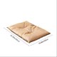 thumbnail image 3 of Cama de cuero premium para mascotas, acogedora, impermeable, antideslizante, suave, para perros pequeños, medianos y gatos, de tela cómoda para interiores., 3 of 6