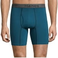 thumbnail image 5 of Hanes Premium Men's Boxer Briefs 6-Pack Cotton Modal Blend Luxury Softness FreshIQ, 5 of 5
