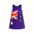 thumbnail image 1 of Girls Dress Australia National Flag A-line Dress 6 Years, 1 of 6