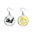 thumbnail image 1 of Final gracioso citar handwrite estilo Pendiente Sol Flor Pendiente Joyas Moda Unbranded M, 1 of 3