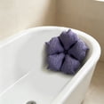 thumbnail image 4 of Oefntac 2PC Inflatable Bath Pillow Soft Spa Headrest Suction Cup Flower Heart Shape Neck Support Comfortable Tub Rest, 4 of 6