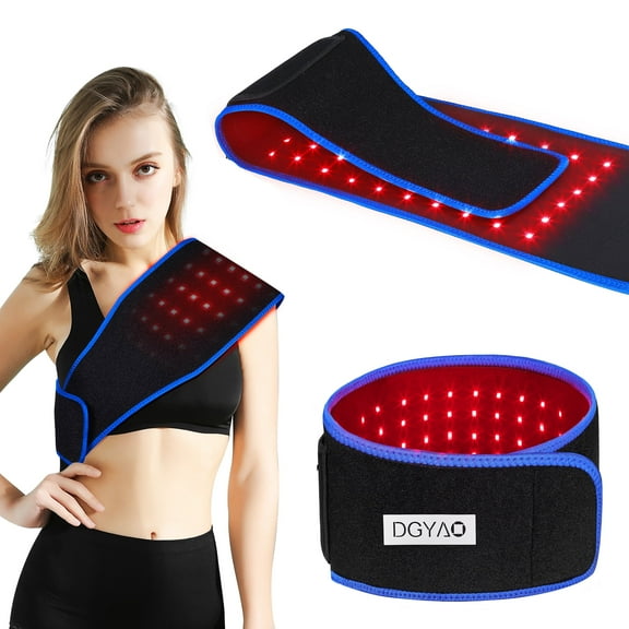 DGYAO Red Light& Infrared Light Belt for Muscle Relaxation and Body Comfort USB