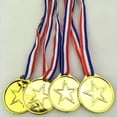thumbnail image 5 of Pack Of 30 Gold Winner Medals With Red, White & Blue Ribbons, Fun & Durable Award Prizes For Kindergarten Ceremonies, Classroom Competitions, Party & Family, 5 of 6