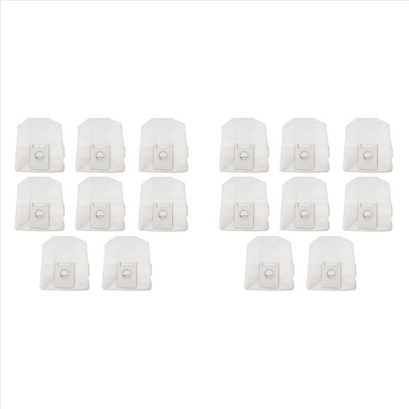 Paquete de 16 Bolsas de Polvo de Repuesto para Robot de Barrido EVE Plus Aspiradora Reposición Piezas de de Repuesto Accesorios