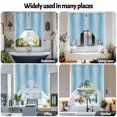 thumbnail image 6 of Blue Gradient Swag Valances for Windows 2 Pack Ombre Swag Kitchen Curtains 45 Inches Long Rod Pocket Short Window Treatment for Kitchen Bathroom 36"x45", 6 of 8