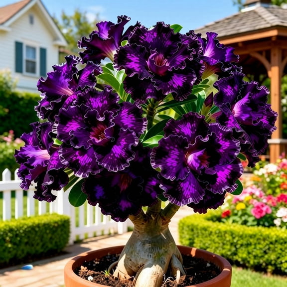 Desert Rose, Low Maintenance - Easy Grow - Ideal for Beds Borders, Plant Pots & Planters