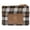 Golden Buffalo Plaid, variant on Colorful Designer Premium Faux Leather Large ID Coin Case (Women)