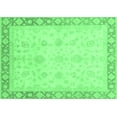 thumbnail image 1 of Ahgly Company Indoor Rectangle Abstract Emerald Green Modern Area Rugs, 6' x 9', 1 of 4