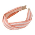 thumbnail image 5 of Unique Bargains 1 Pc Exquisite Personalized Straw Braid Headband Orange, 5 of 6
