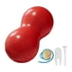 thumbnail image 3 of Pelota de cacahuete ligera para entrenamiento de fuerza central con bomba para gimnasio, hogar y oficina Rojo, 3 of 9
