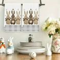 thumbnail image 4 of Grey Bunny Rabbit Eucalyptus Easter Kitchen Towels Dish Towels, 16x24 inch Seasonal Spring Decoration Hand Towels, Easter Polyester Cotton Platter Towel Kitchen Rag Easter Towel, 1 Pack, 4 of 6