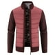 thumbnail image 4 of Suéter de cuello alto con forro polar y costuras gruesas para hombre, cárdigan informal de talla grande para hombre, 4 of 5