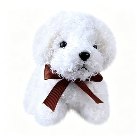 CYFW 2026 New Simulation Poodle Dog Stuffed 4.7" Mini Soft Plush Puppy Toys,Gift for Kids,Plush Toy,Plush Toy Golden Brown Poodle
