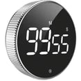 thumbnail image 1 of Temporizadores de cocina digitales giratorios, temporizador magnético de fácil uso con pantalla LED grande para contar hacia arriba y hacia abajo, perfecto para cocinar, aulas, fitness, oficina y más, 1 of 3