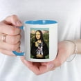 thumbnail image 3 of CafePress - Mona Lisa's Schnauzer Puppy Mug - 11 oz Ceramic Mug - Novelty Coffee Tea Cup, 3 of 3
