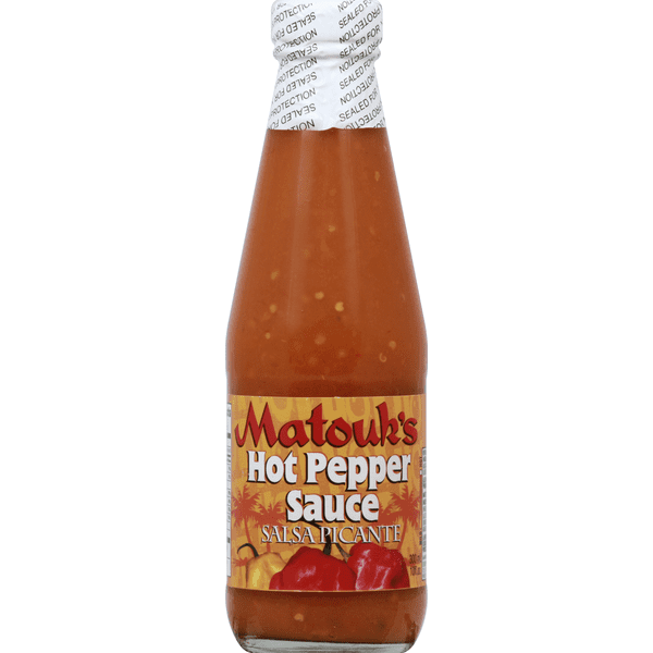 Pack of 12, Matouks Hot Pepper Sauce – Salsa Picante, 10 oz