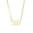 thumbnail image 1 of Decodeary Collier Pendentif en Acier Inoxydable Exquis pour Toute Occasion Cadeaux Significatifs 555 Or, 1 of 6